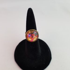 Ruimte ring brons verstelbare ring