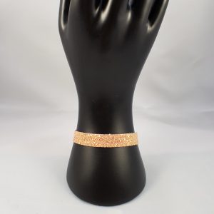Roze holografische glitter armband