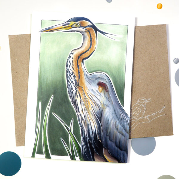 Set van 8 geïllustreerde vogel wenskaarten met enveloppen - Afbeelding 4