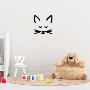 poes aan de muur
