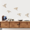 Vogels aan de muur