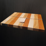 Borreplank mix hout gestreept RoelsWood