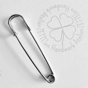 Sjaalspeld zilver ZETTElen Handwerk Atelier