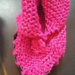 Pantoffels, maat 32 - maat 33, Roze met glitter