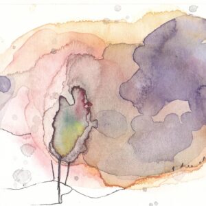 KLEURvanWATER-aquarelkaart WATERBOMEN