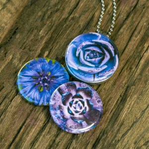 Medaillon : Indigo blue