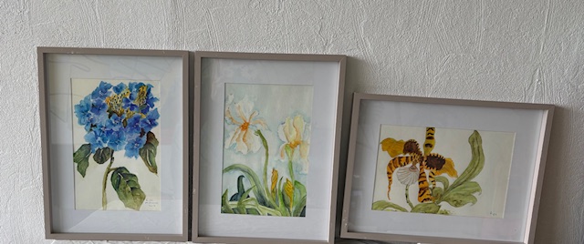 Acrylverf schilderen 3 stuks